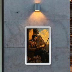 Claude McKay Harlem fire escape reading poster 2