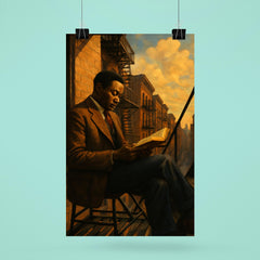 Claude McKay Harlem fire escape reading poster 6