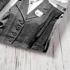 Claudia Jones metal print mockup