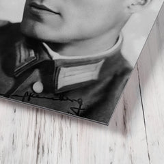 Claus von Stauffenberg metal print mockup