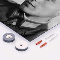 Claus von Stauffenberg metal print mockup