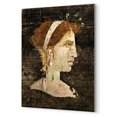 Cleopatra VII metal print mockup