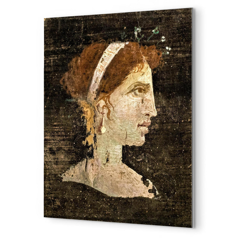 Cleopatra VII metal print mockup