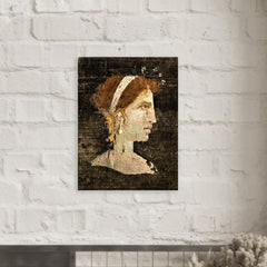 Cleopatra VII metal print mockup