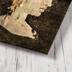 Cleopatra VII metal print mockup