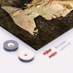 Cleopatra VII metal print mockup