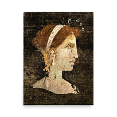 Cleopatra VII poster on a plain backdrop in size 18"x24".