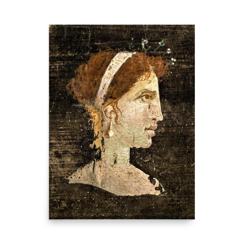 Cleopatra VII poster on a plain backdrop in size 18