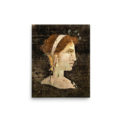 Cleopatra VII poster on a plain backdrop in size 8"x10".