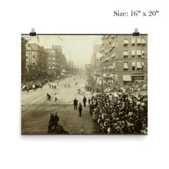 Cleveland's Centennial Celebration on Superior Avenue, 1896 poster 2