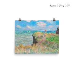 Cliff Walk at Pourville by Claude Monet poster 3