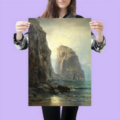 Cliffs at St. Columb, Cornwall by William Trost Richards poster 3