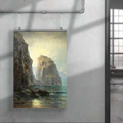 Cliffs at St. Columb, Cornwall by William Trost Richards poster 4