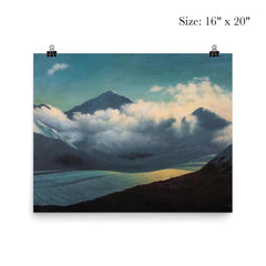 Clouds Over The River by George Aubourne Clarke poster 2