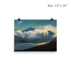 Clouds Over The River by George Aubourne Clarke poster 3