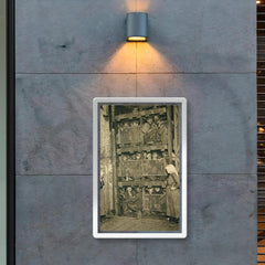 Coal Miners in a Coal Mine Elevator, 1920s Belgium poster 2