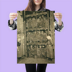 Coal Miners in a Coal Mine Elevator, 1920s Belgium poster 3