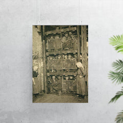 Coal Miners in a Coal Mine Elevator, 1920s Belgium poster 7