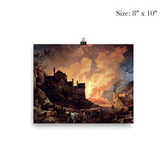Coalbrookdale by Night by Philip James de Loutherbourg poster 4