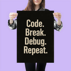 Code Break Debug Repeat poster 3