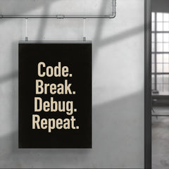Code Break Debug Repeat poster 4