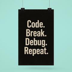Code Break Debug Repeat poster 6