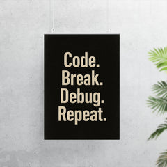 Code Break Debug Repeat poster 7