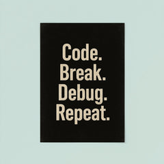 Code Break Debug Repeat poster 8