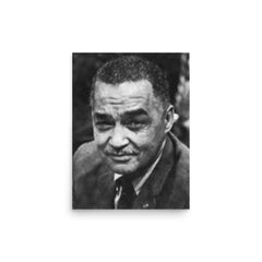 Coleman Young poster on a plain backdrop in size 12"x16".