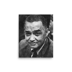 Coleman Young poster on a plain backdrop in size 8"x10".