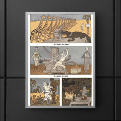 Colonial Empires in Africa Caricature, Early 1900s poster 5