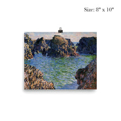 Coming into Port-Goulphar by Claude Monet, 1886 poster 4