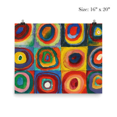 Concentric Rings by Wassily Kandinsky poster 2