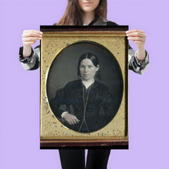 Confident Woman with Long Gilded Chain, 1849 poster 3