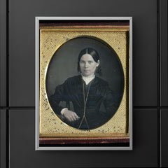 Confident Woman with Long Gilded Chain, 1849 poster 5