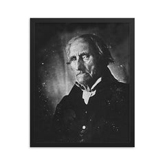 Conrad Heyer, Earliest Born Man Ever Photographed, 1749 framed print on a plain backdrop in size 16"x20".