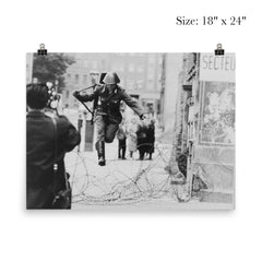 Conrad Schumann Defecting from the German Democratic Republic, August 15, 1961 poster 5