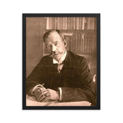 Conrad Theodor van Deventer framed print on a plain backdrop in size 16"x20".