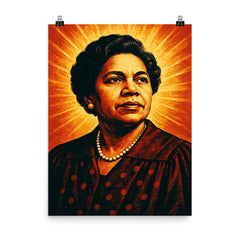 Constance Baker Motley poster on a plain backdrop in size 8"x10".