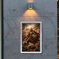 Constantine XI at the final walls poster 2