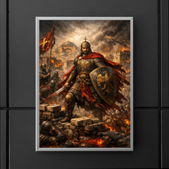 Constantine XI at the final walls poster 5