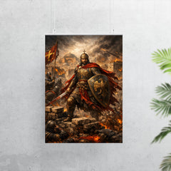 Constantine XI at the final walls poster 7