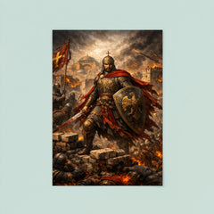 Constantine XI at the final walls poster 8