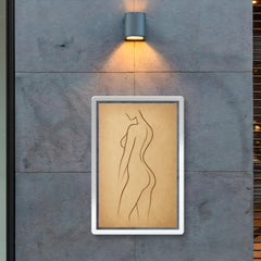 Contour of the female form poster 2