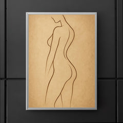 Contour of the female form poster 5