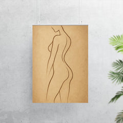 Contour of the female form poster 7