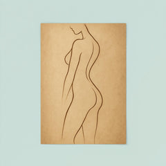 Contour of the female form poster 8