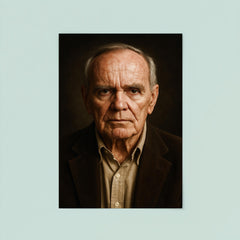 Cormac McCarthy portrait poster 8