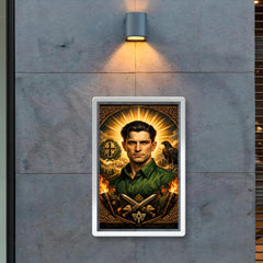 Corneliu Zelea Codreanu green shirt icon portrait poster 2