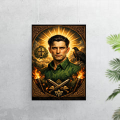 Corneliu Zelea Codreanu green shirt icon portrait poster 7